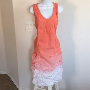 XCVI Ombré Tank Ruched Dress S